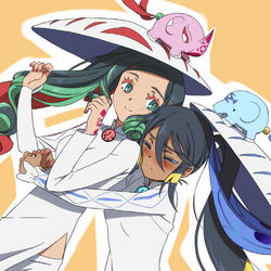 This is a pixiv picture whose title is 徵姉妹.