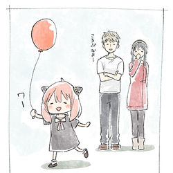 This is a pixiv picture whose title is スパイファミリー.