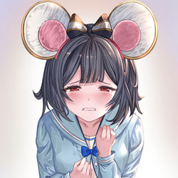 This is a pixiv picture whose title is ビカラちゃん我慢.