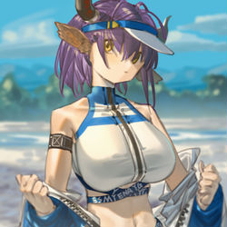 This is a pixiv picture whose title is 摸鱼.