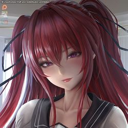 This is a pixiv picture whose title is Mio Naruse.