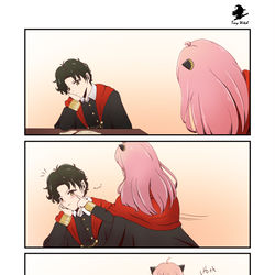 This is a pixiv picture whose title is *poke*.