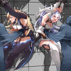 This is a pixiv picture whose title is (com) Captured Valkyries.