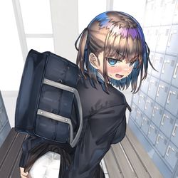 This is a pixiv picture whose title is 「お、教えてくれてありがと、、」.