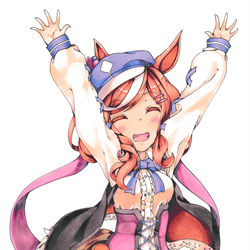 This is a pixiv picture whose title is アナログ絵.
