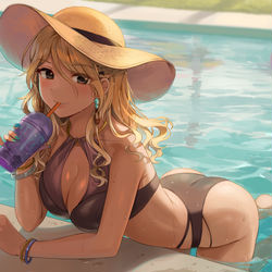 This is a pixiv picture whose title is 愛依.