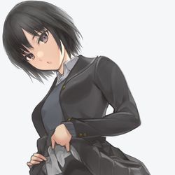 This is a pixiv picture whose title is 水着だから平気.