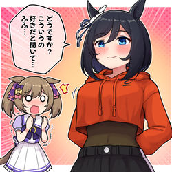 This is a pixiv picture whose title is チャンスを逃さないウマ娘.