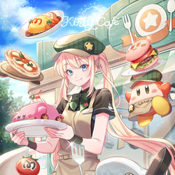 This is a pixiv picture whose title is カービィカフェ.