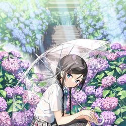 This is a pixiv picture whose title is アジサイ.