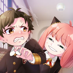 This is a pixiv picture whose title is ナカヨシ作戦実行中🥜.
