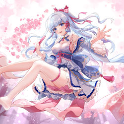 This is a pixiv picture whose title is ✿樱吹雪.