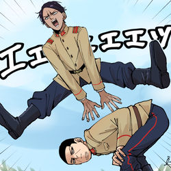 This is a pixiv picture whose title is ゴールデンカムイ読破記念.