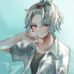 This is a pixiv picture whose title is 海.