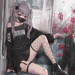 This is a pixiv picture whose title is 彼岸花.