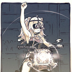 This is a pixiv picture whose title is ししろんの入場シーン.