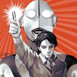 This is a pixiv picture whose title is シン・ウルトラマン.