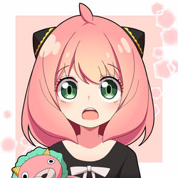 This is a pixiv picture whose title is 아냐.