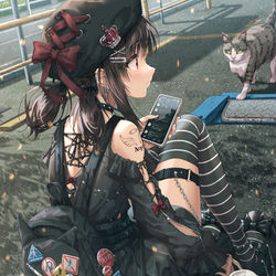 This is a pixiv picture whose title is 邂逅.