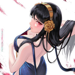 This is a pixiv picture whose title is Yor Forger ヨル・フォージャー.