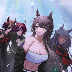 This is a pixiv picture whose title is 不良バ場.