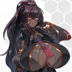 This is a pixiv picture whose title is どこにでもいるワケではないが報道でよく見る要人護衛用アンドロイド.