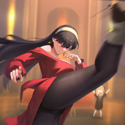 This is a pixiv picture whose title is ヨル・フォージャー.