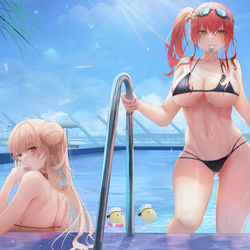 This is a pixiv picture whose title is Summer~.
