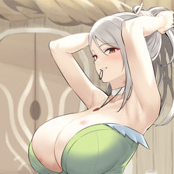 This is a pixiv picture whose title is -던-.