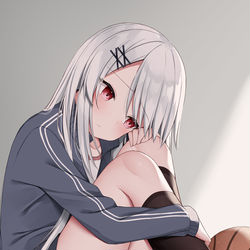 This is a pixiv picture whose title is ペア組でもぼっちの留年生.