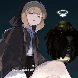 This is a pixiv picture whose title is 敵対組織の女の子の絵.