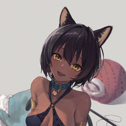 This is a pixiv picture whose title is 🐈‍⬛.