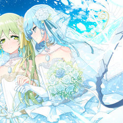 This is a pixiv picture whose title is 婚姻.
