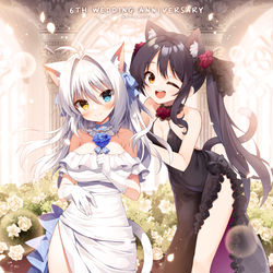 This is a pixiv picture whose title is WEDDING.