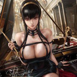 This is a pixiv picture whose title is yor forger.