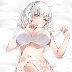 This is a pixiv picture whose title is 白銀ノエル.