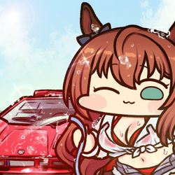 This is a pixiv picture whose title is マルゼンスキー.