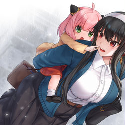 This is a pixiv picture whose title is ヨルXアーニャ.