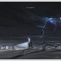 This is a pixiv picture whose title is 人类不感谢罗辑.