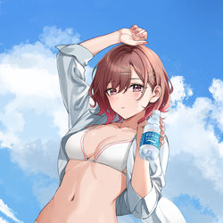 This is a pixiv picture whose title is 🌥️.