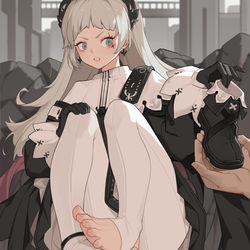 This is a pixiv picture whose title is 【艾丽妮】嫌 弃 脸.jpg.