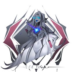 This is a pixiv picture whose title is イーヴィルティガ.