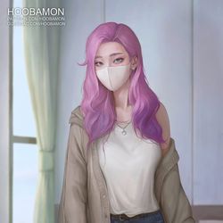 This is a pixiv picture whose title is Seraphine.