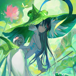 This is a pixiv picture whose title is 🐸🐸🐸.