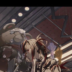 This is a pixiv picture whose title is 人形殺し.