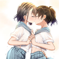 This is a pixiv picture whose title is 雨あおひな.