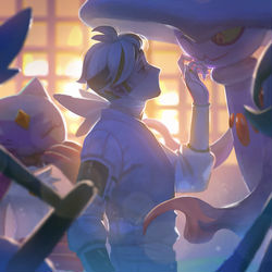 This is a pixiv picture whose title is ムベさんとポケ.