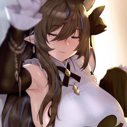 This is a pixiv picture whose title is 土の祝福を.