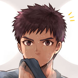 This is a pixiv picture whose title is トレーニング後.