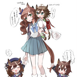 This is a pixiv picture whose title is 近所のお姉ちゃんなマルゼンスキー(中1).